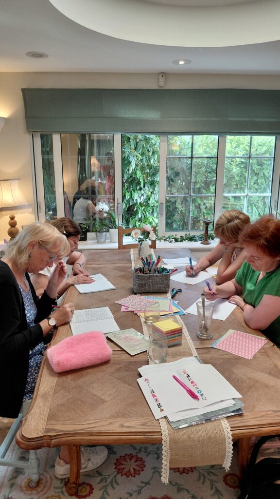 participants de l'atelier d'écriture
