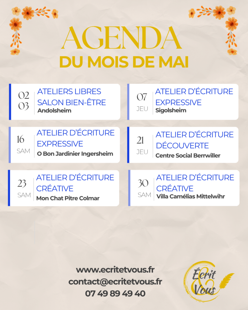2026 05 Agenda mensuel