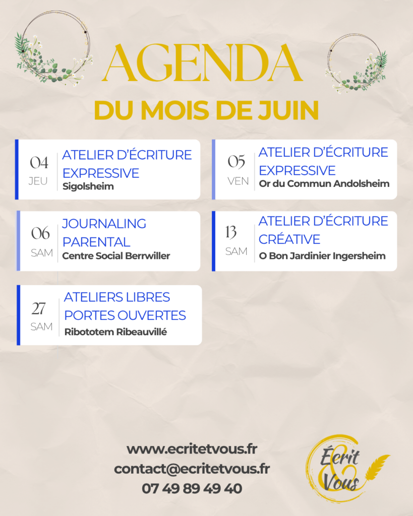 2026 06 Agenda mensuel