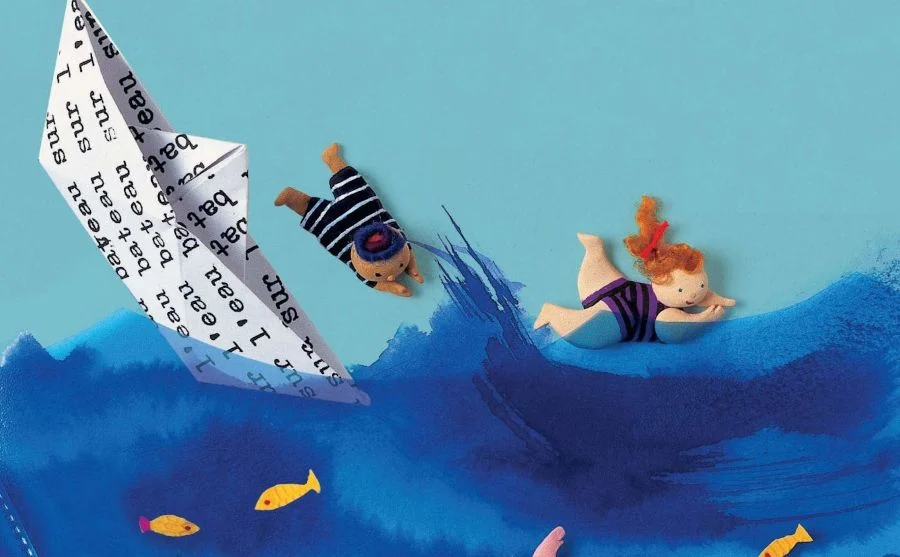 Visuel album jeunesse "Bateau sur l'eau"