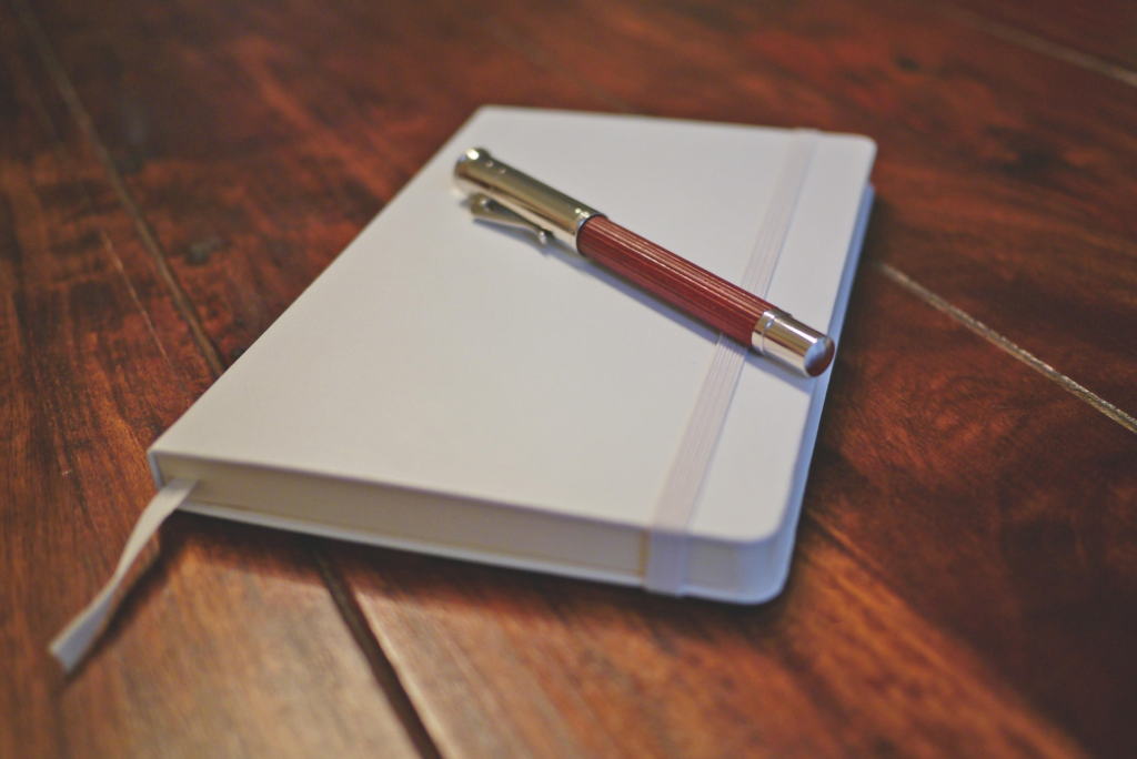Carnet et stylo chic