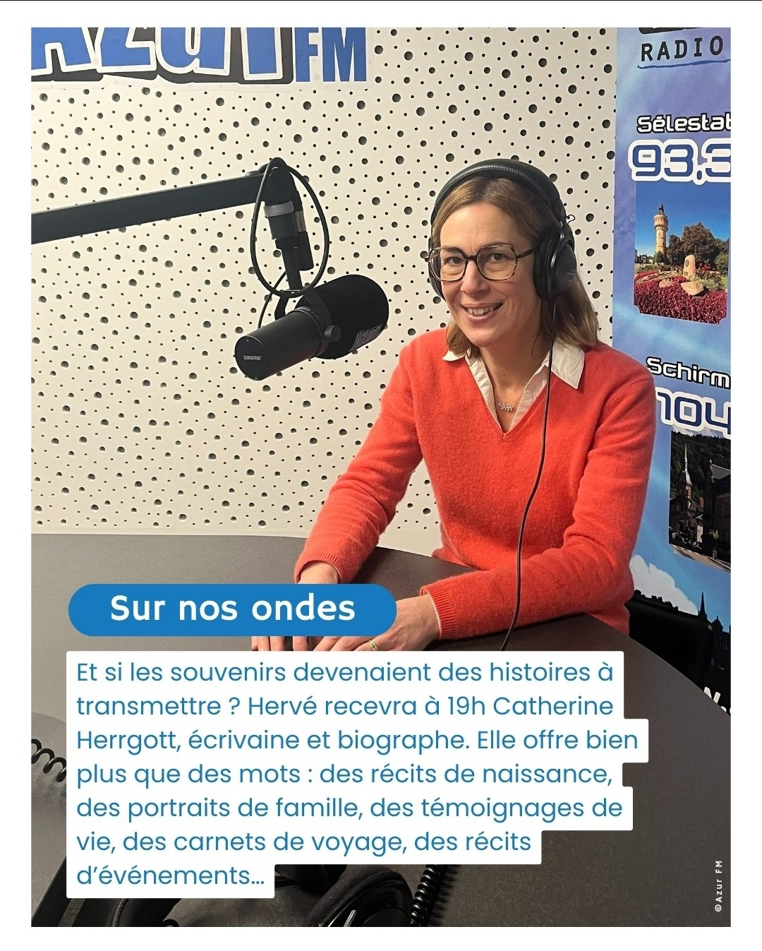 L&rsquo;invitée de la semaine sur AZUR FM